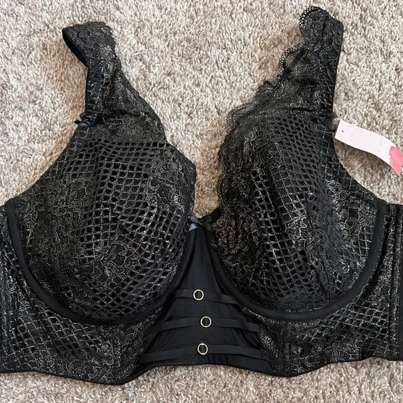 Cacique Balconette in Black/Gold NWT - Picture 6 of 10